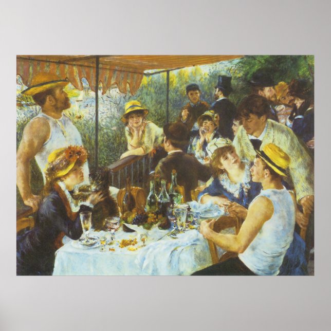 Póster O Luncheon, de Pierre-Auguste Renoir (Frente)