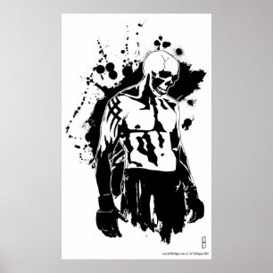 Póster O lutador escuro
