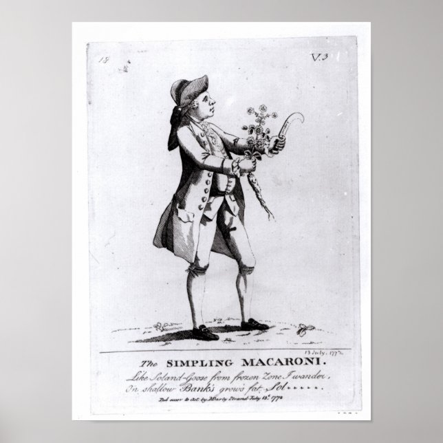 Póster O Macaroni Simplificador (Frente)