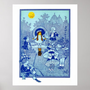Poster O Mágico de Oz, Dorothy Encontra os Munchkins