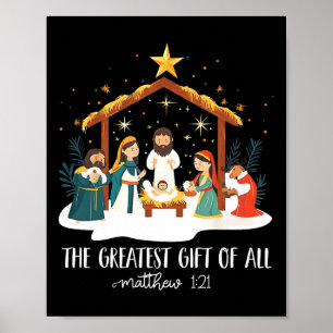 Poster O Maior Para Todos O Natal Jesus Cristo Natividade
