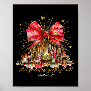 Poster O Maior Presente De Todos Presépio Cristão