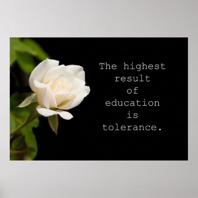 Póster O maior resultado da educação (Frente)