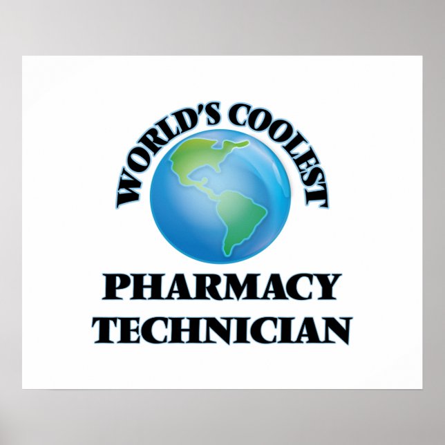 Poster O mais legal técnico em farmácia do mundo (Frente)