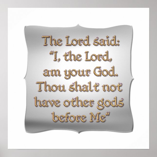 Póster O Mandamento da 1rua (Frente)