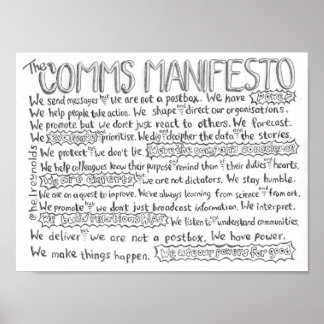 Poster O Manifesto do Comms