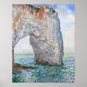 Poster O Mannporte perto de Etretat, por Claude Monet