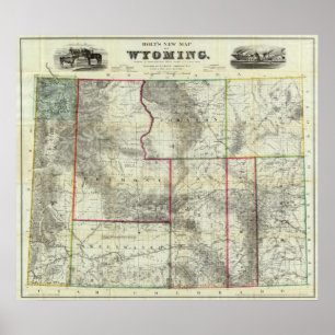 Póster O mapa novo de Holt, Wyoming
