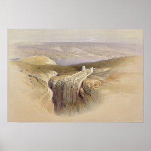 Póster O Mar Morto que olha para Moab, volume II