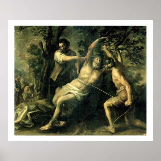 Póster O martírio das Ruas. (Frente)