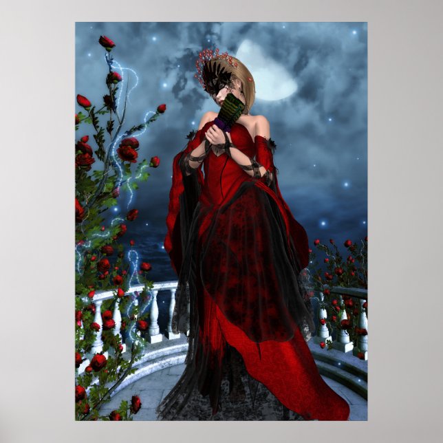 Póster O Mascarada de Rosa (Frente)