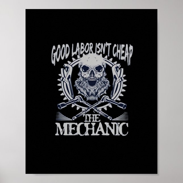 Poster O mecânico não é clássico barato - trabalho qualif (Frente)
