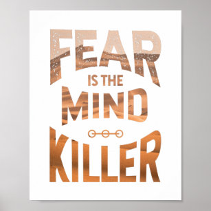 Poster O Medo É O Assassino Da Mente