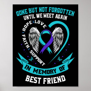 Poster O Melhor Amigo Da Camisa De Sensibilização Suicida