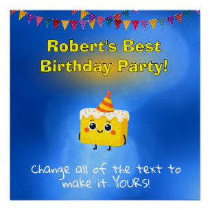 Póster O Melhor Bolo de Aniversário