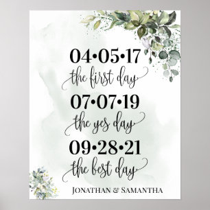 Poster O melhor dia de casamento, sim dia de eucalipto su