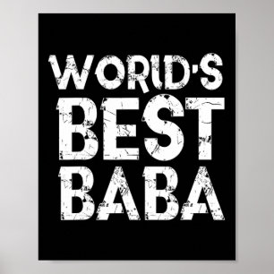 Poster O melhor Dia de os pais da Baba para oferecer Pai 