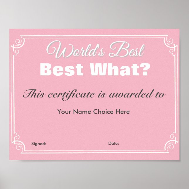 Póster O melhor do mundo (Frente)