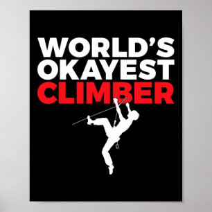 Poster O Melhor Escalador do Mundo de Árvore Escalador de