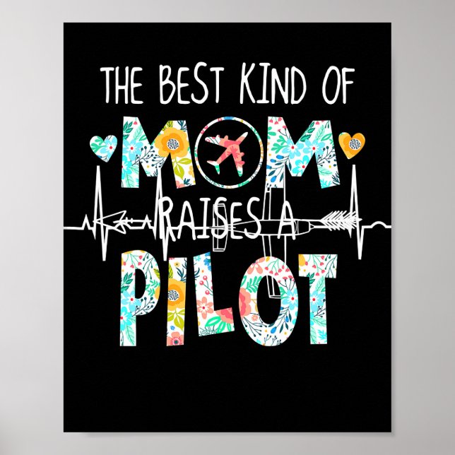 Poster O Melhor Piloto Da Mãe Raise É O Melhor Presente (Frente)