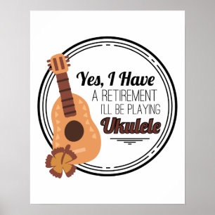 Poster O melhor presente do músico do Ukulele