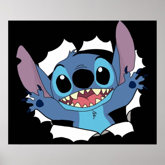 Poster O Melhor Presente Para Os Amantes Stitch (Frente)