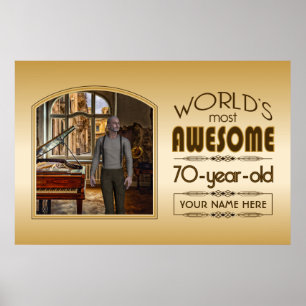 Poster O melhor quadro de fotos personalizadas do mundo d