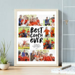 Poster O melhor treinador de oito fotos e presente de tre<br><div class="desc">Celebre um excelente #treinador e diga obrigado para uma temporada de excelente com esta colagem do "melhor treinador de sempre" com 8 fotos. O tipo de tendência em negrito inclui um ponto para um nome e registro ou outras estatísticas. O texto preto está rodeado de fotos - 6 quadrados e...</div>