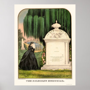 Poster O memorial do soldado em 1863