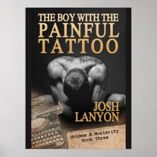 Póster O menino com o tatuagem doloroso