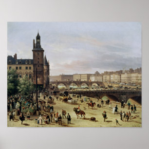 Póster O mercado da flor, 1832