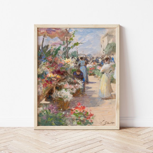 Poster O mercado mais rápido | Victor Gabriel Gilbert (Criador carregado)