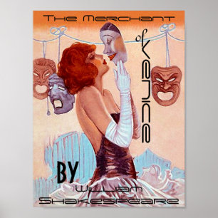 Poster O Merchante de Veneza William Shakespeare
