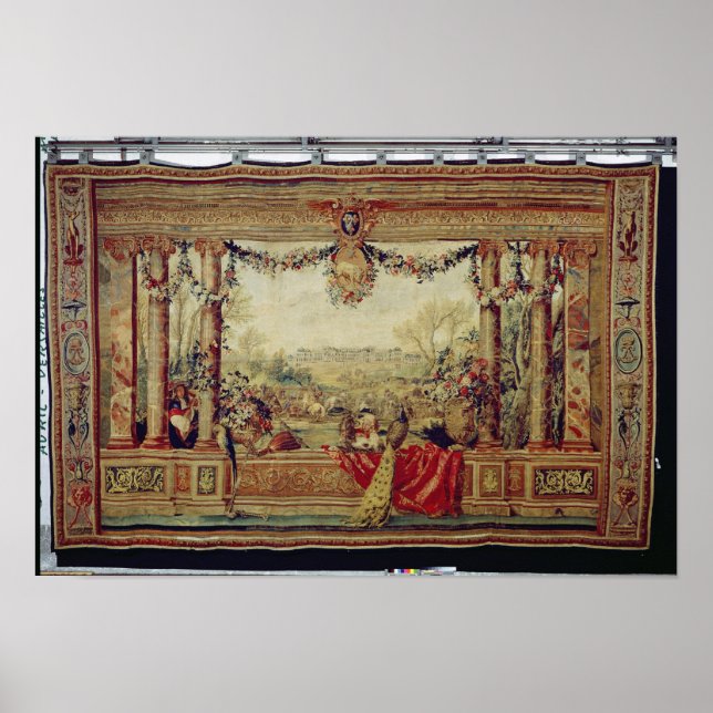 Póster O Mês de abril/ Chateau de Versalhes (Frente)