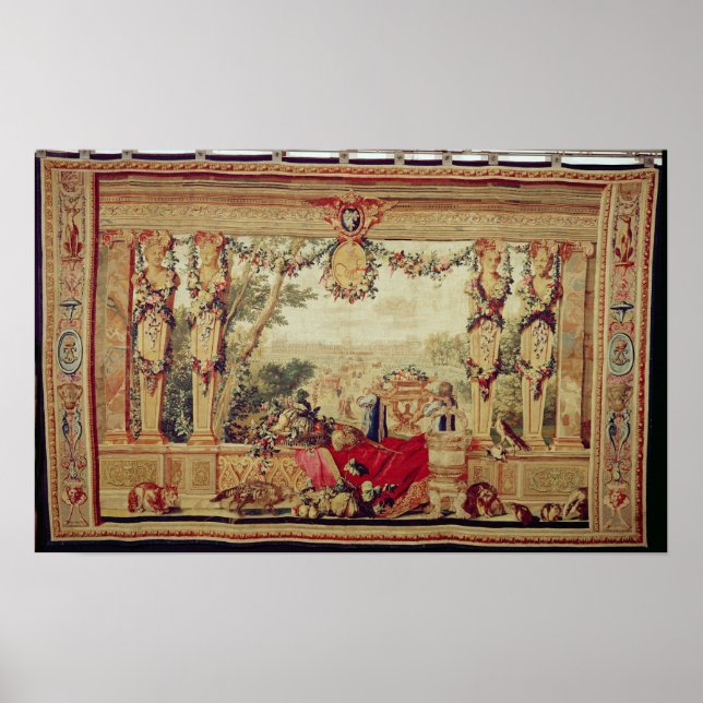 Póster O Mês de outubro/ Chateau das Tuilerias (Frente)