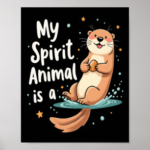 Poster O Meu Animal Espírito É Um Animal Curioso E Engraç