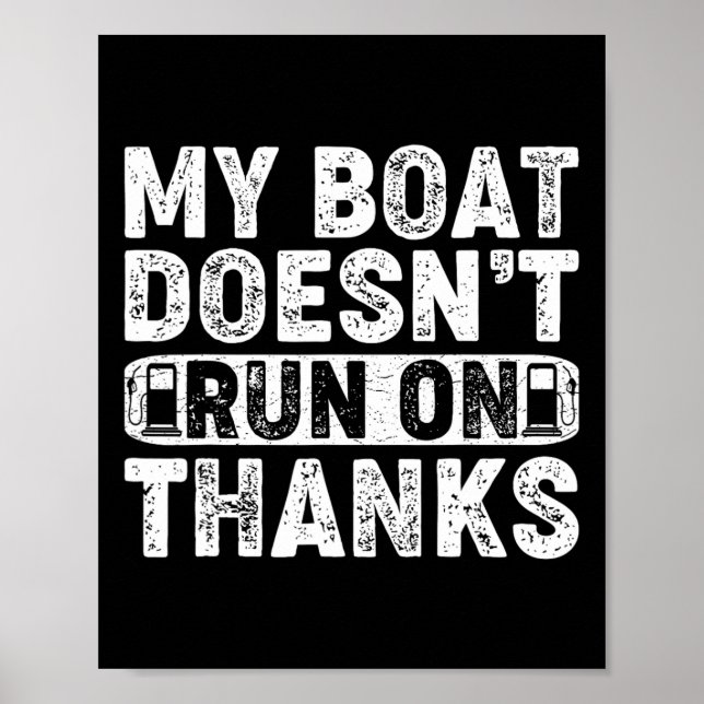 Poster O meu barco não funciona no Barco do Obrigado para (Frente)