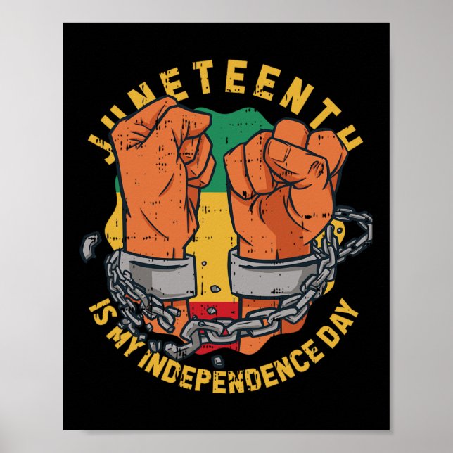 Poster O meu dia de independência é afro-cêntrico na hist (Frente)