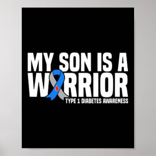 Poster O Meu Filho É Um Guerreiro Do Tipo 1.