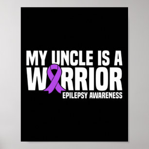 Poster O meu tio é um guerreiro com epilepsia roxa