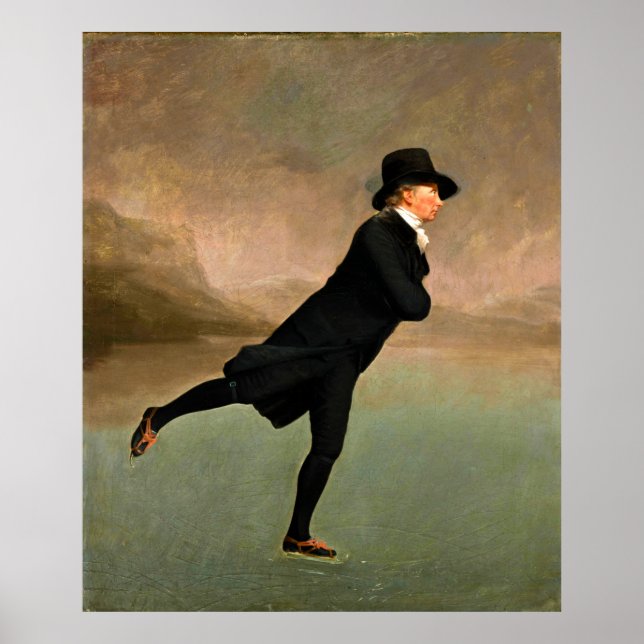 Poster O Ministro da Patinação, por Henry Raeburn (c 1790 (Frente)