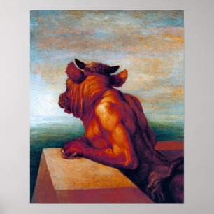Poster O Minotaur por watts de George Frederick