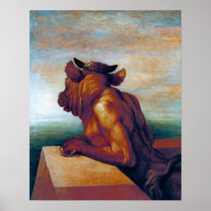 Póster O Minotaur por watts - versão 2