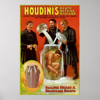 Poster O Mistério de Morte de Houdini