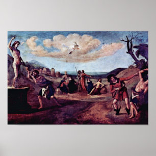 Póster O mito da seqüência da pintura do PROMETHEUS