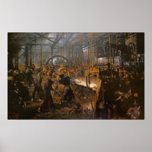 Póster O moinho do Ferro-Rolamento, 1875