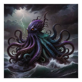 Póster O Monstro Kraken