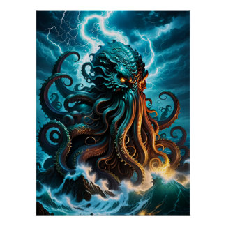 Póster O Monstro Kraken