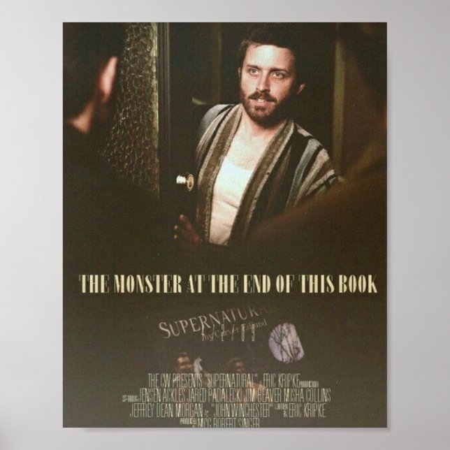 Poster O Monstro No Final Deste Livro (Frente)