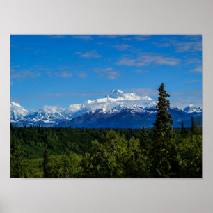 Poster O Monte McKinley do Alasca